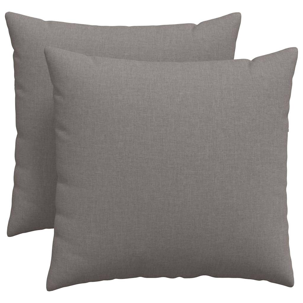 Sofa Pagalvės 2 pcs Taupe 50 x 50 cm audinys