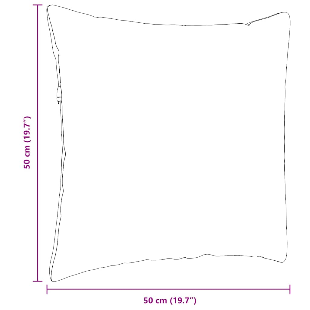 Sofa Pagalvės 2 pcs Taupe 50 x 50 cm audinys