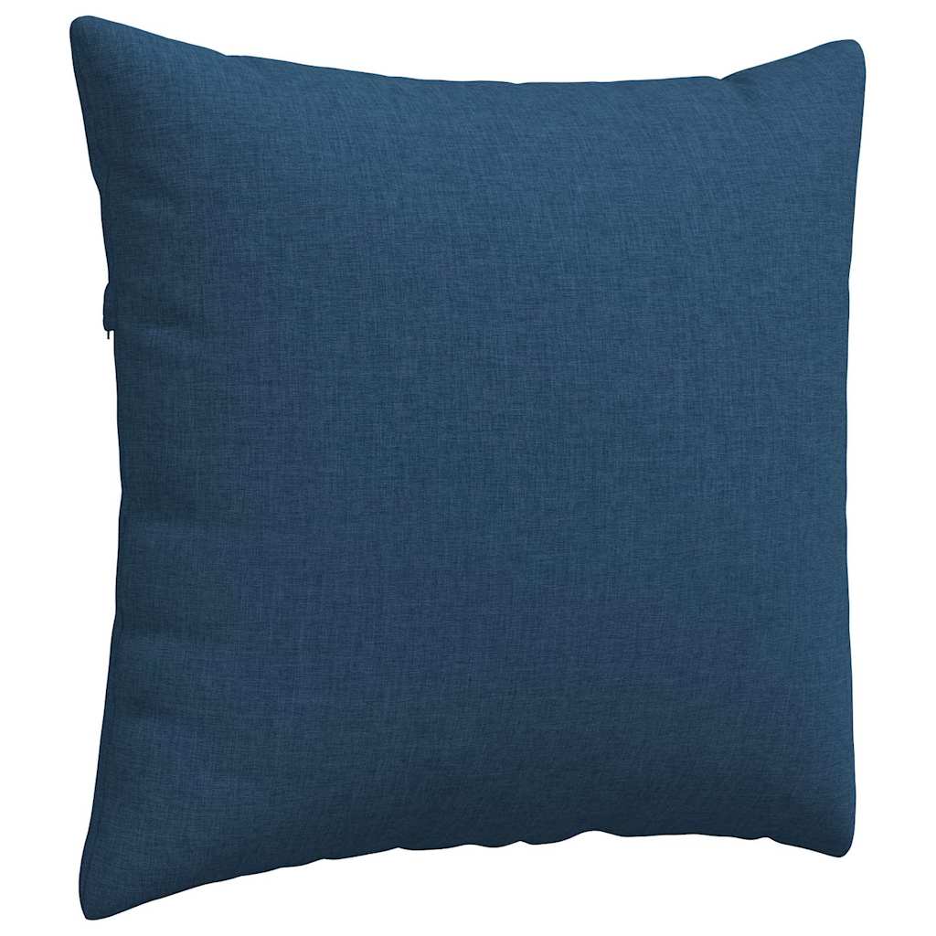 Sofa Cushions 2 pcs Blue 50 x 50 cm fabric