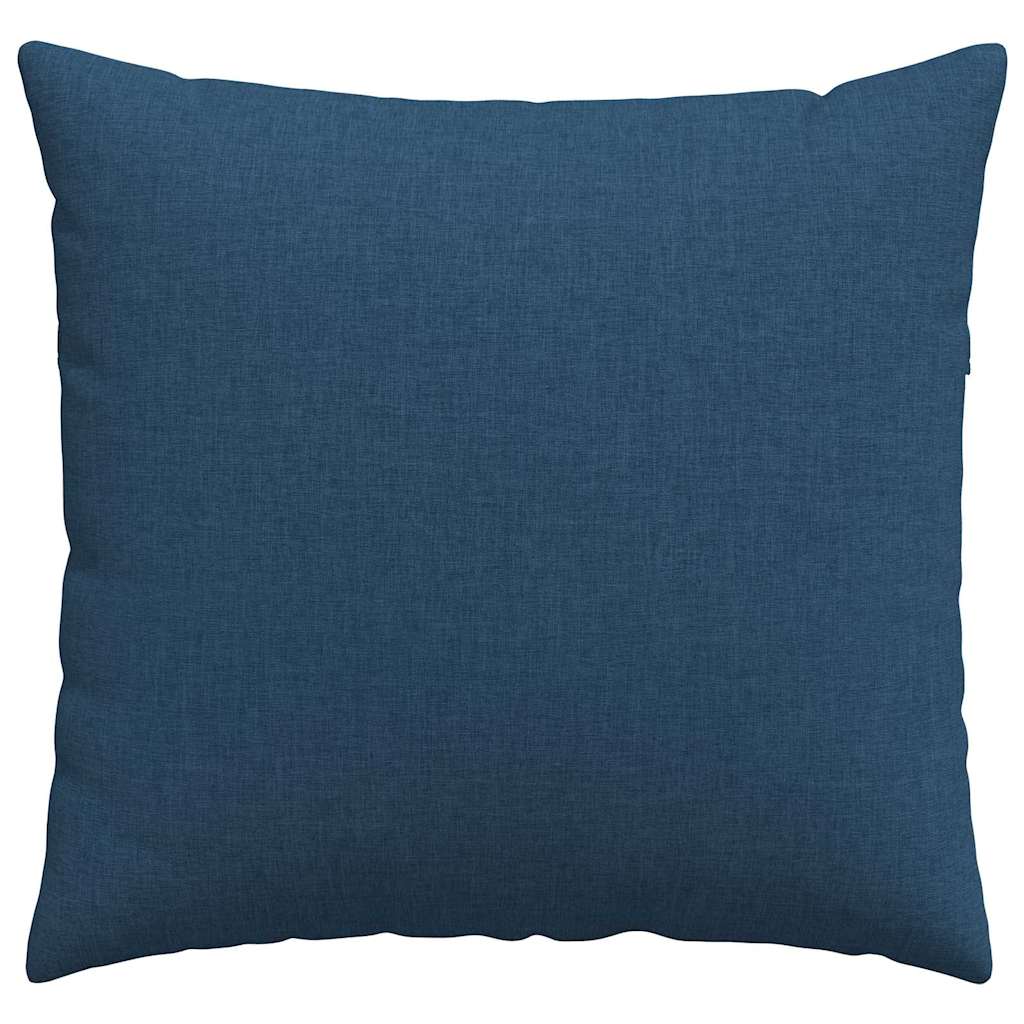 Sofa Cushions 2 pcs Blue 50 x 50 cm fabric