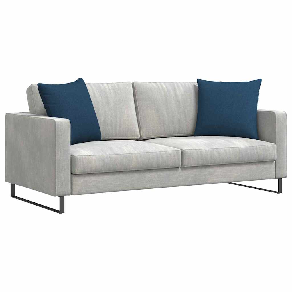 Sofa Cushions 2 pcs Blue 50 x 50 cm fabric
