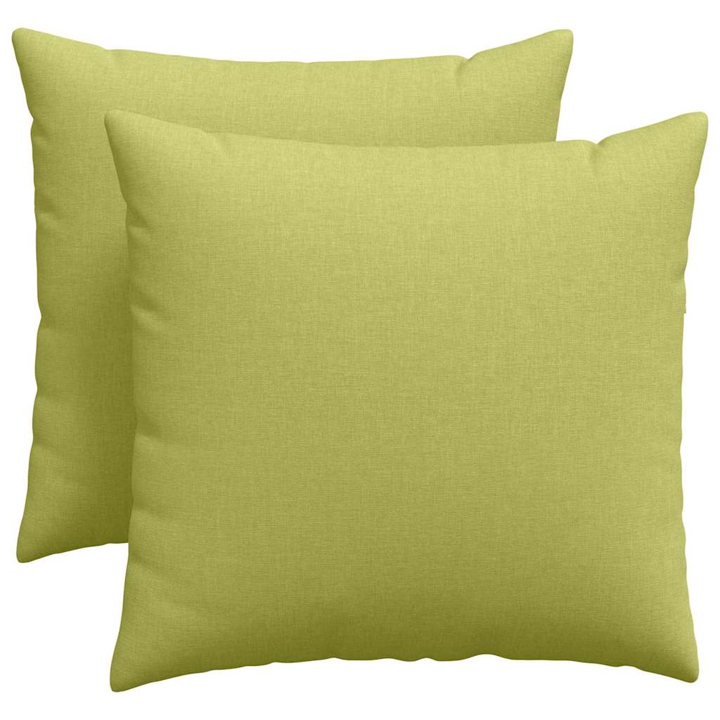 Sofa Pagalvės 2 pcs Šviesiai žalia 50 x 50 cm audinys