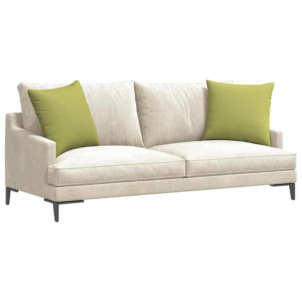Sofa Pagalvės 2 pcs Šviesiai žalia 50 x 50 cm audinys