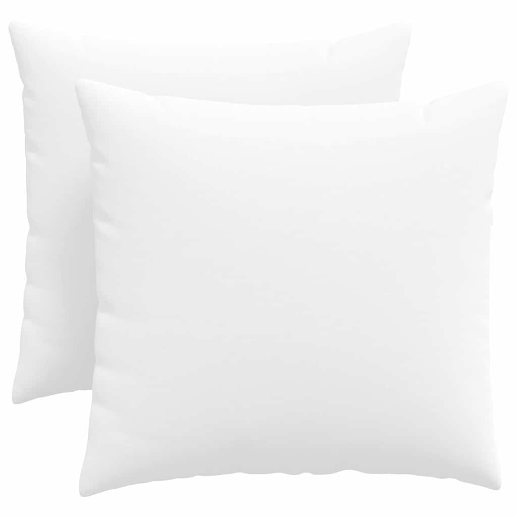 Sofa Pagalvės 2 pcs Balta 50 x 50 cm audinys