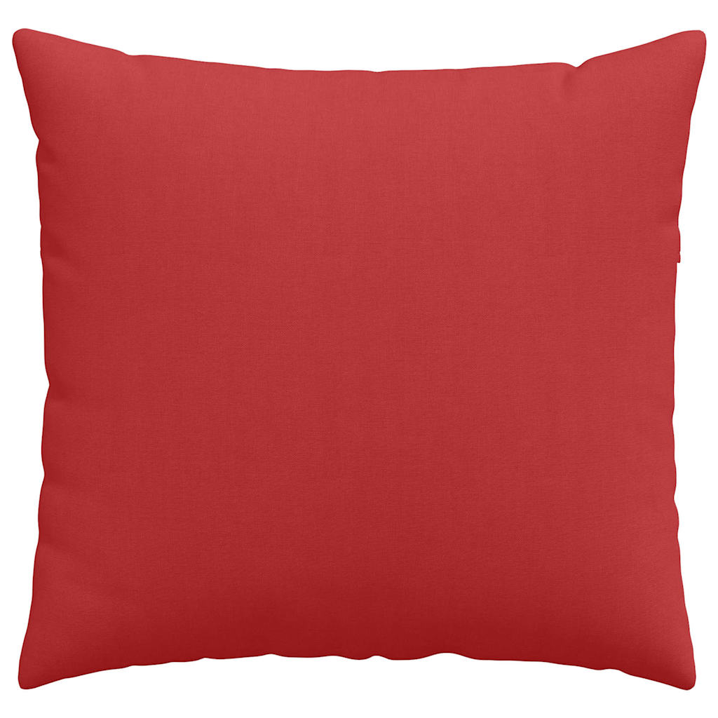 Sofa Pagalvės 2 pcs Raudona 50 x 50 cm audinys