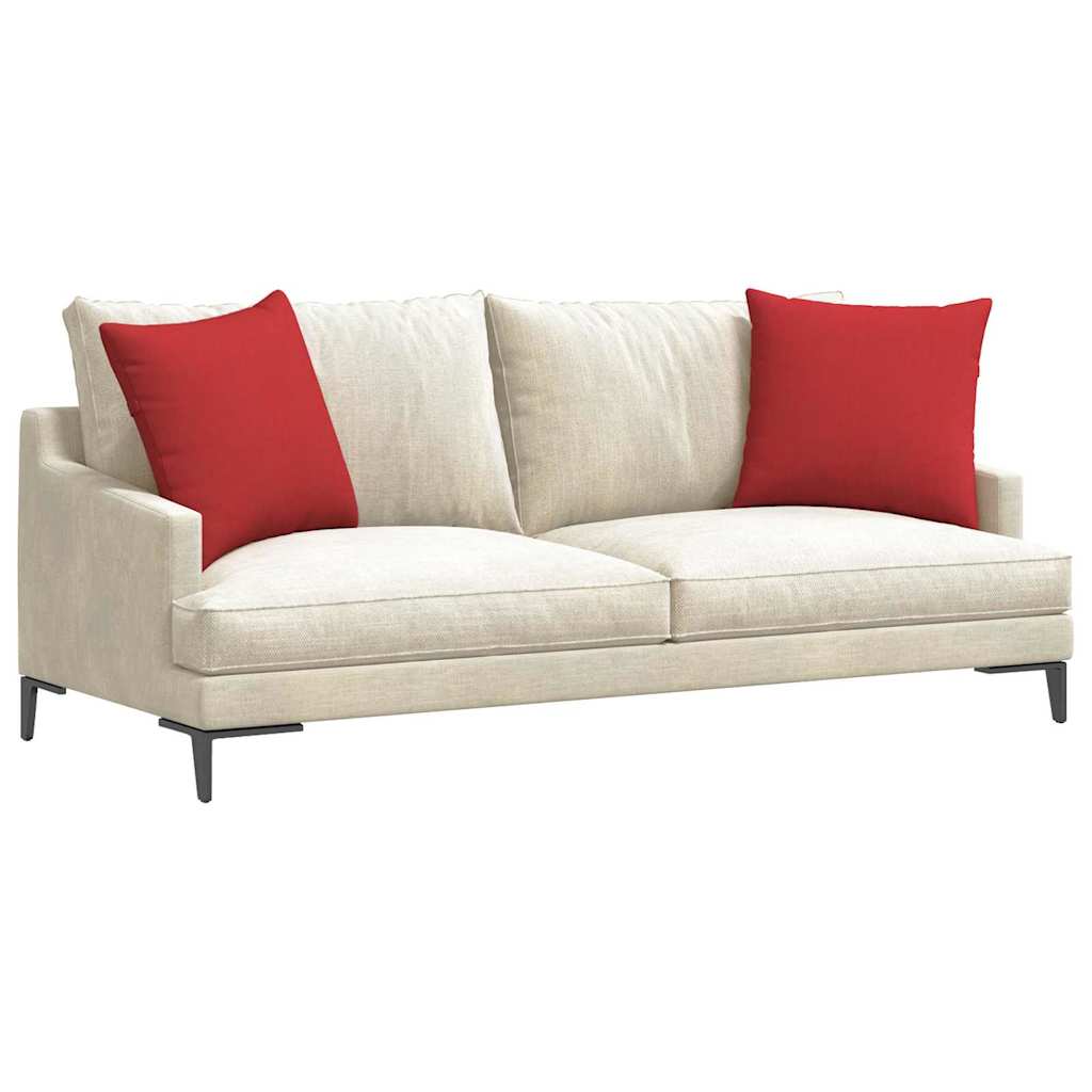 Sofa Pagalvės 2 pcs Raudona 50 x 50 cm audinys
