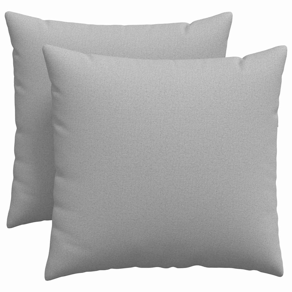 Sofa Pagalvės 2 pcs Pilka 50 x 50 cm audinys