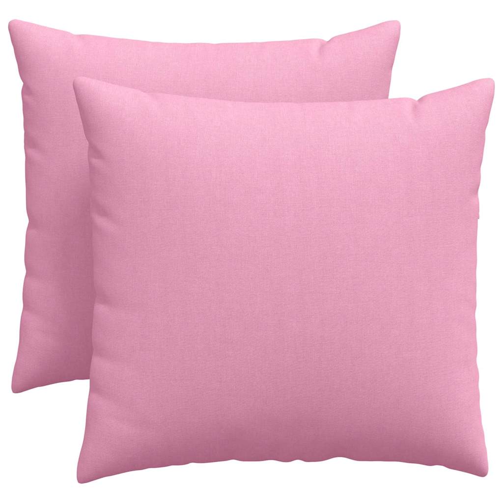 Sofa Pagalvės 2 pcs Rožinė 50 x 50 cm audinys