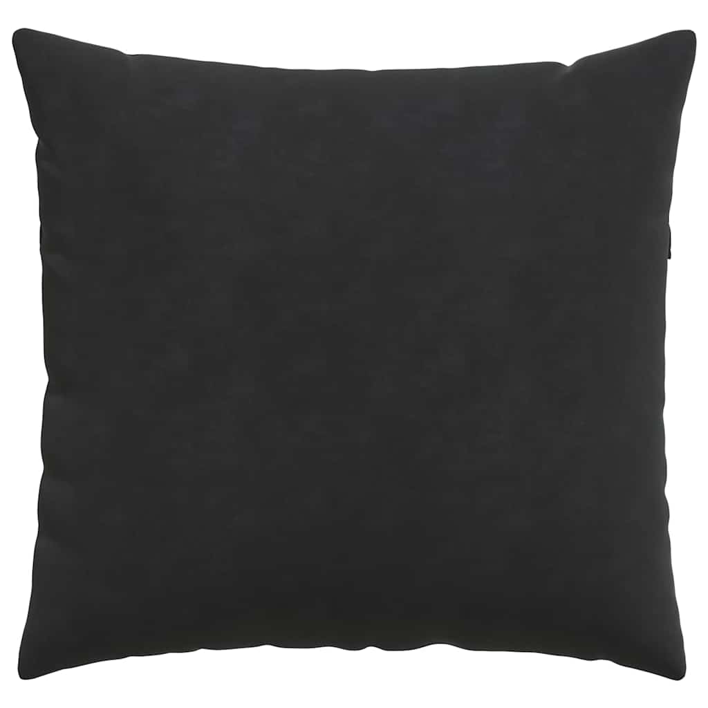 Sofa Pagalvės 2 pcs Juoda 50 x 50 cm Kordūrinis audinys