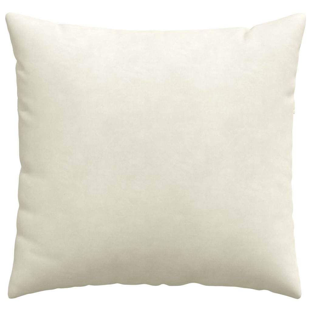 Dīvāna Spilveni 2 gab Krēmkrāsas 50 x 50 cm Korduroja audums