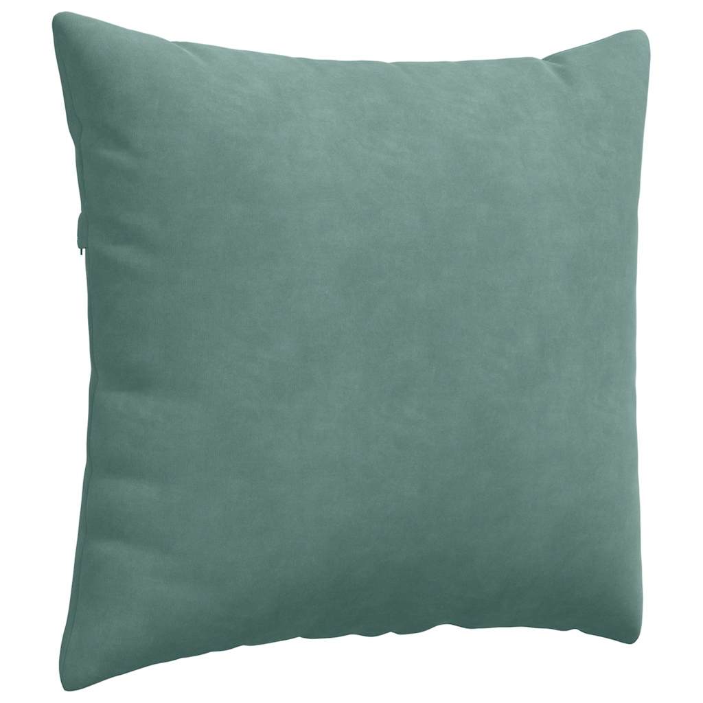 Sofa Cushions 2 pcs Marine Green 50 x 50 cm Corduroy Fabric
