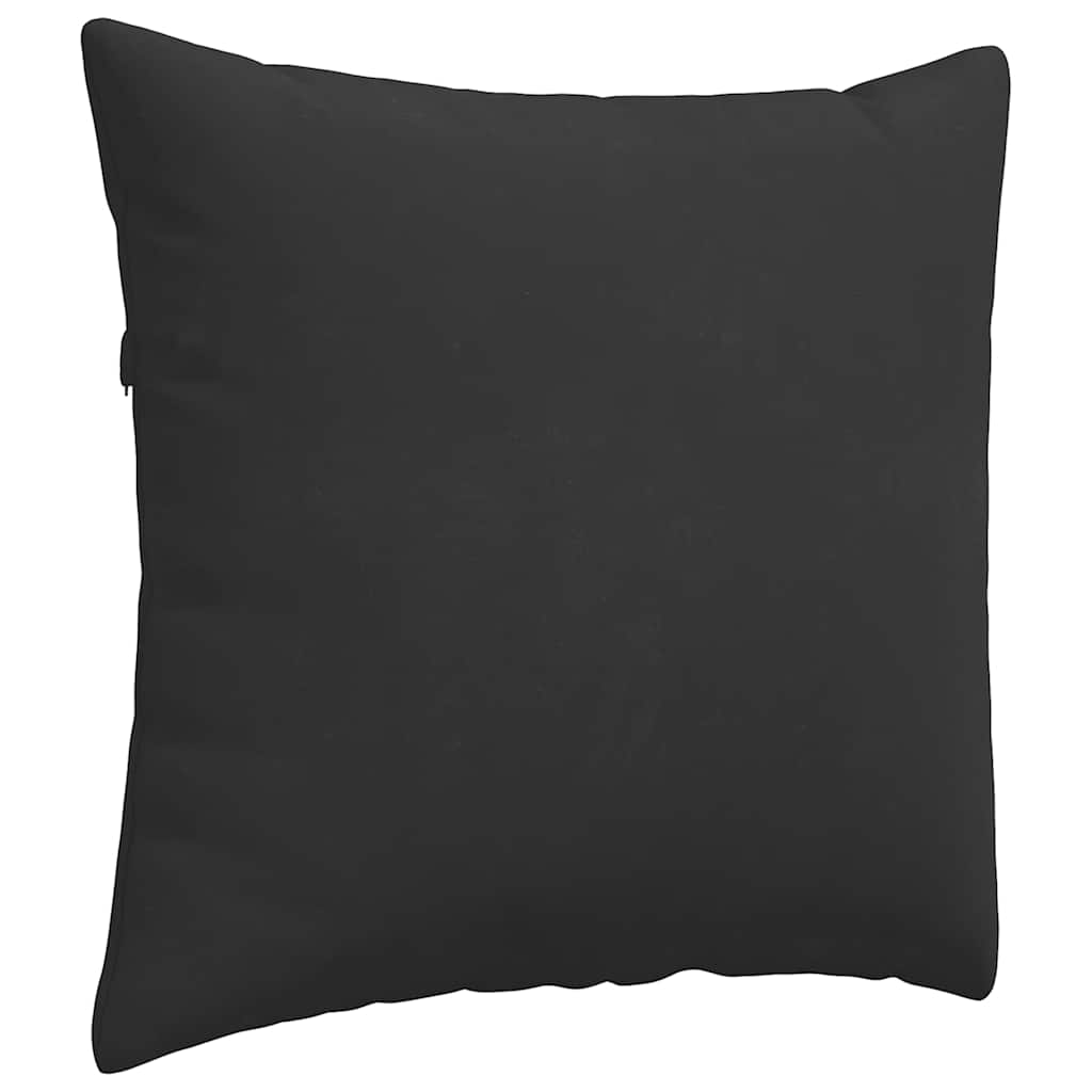 Sofa Pagalvės 2 pcs Juoda 50 x 50 cm audinys