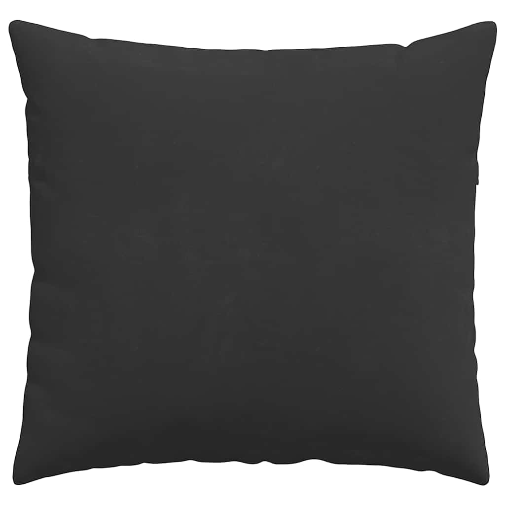Sofa Pagalvės 2 pcs Juoda 50 x 50 cm audinys
