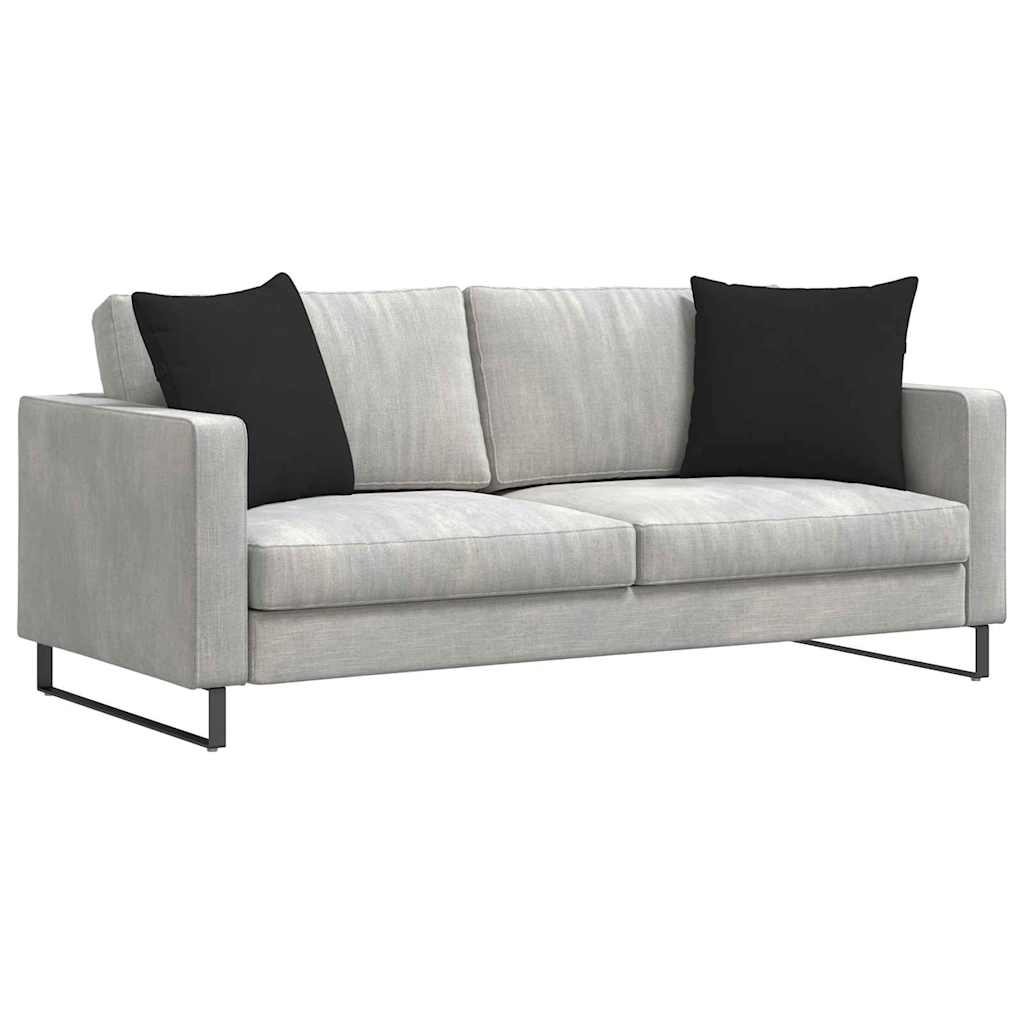 Sofa Pagalvės 2 pcs Juoda 50 x 50 cm audinys