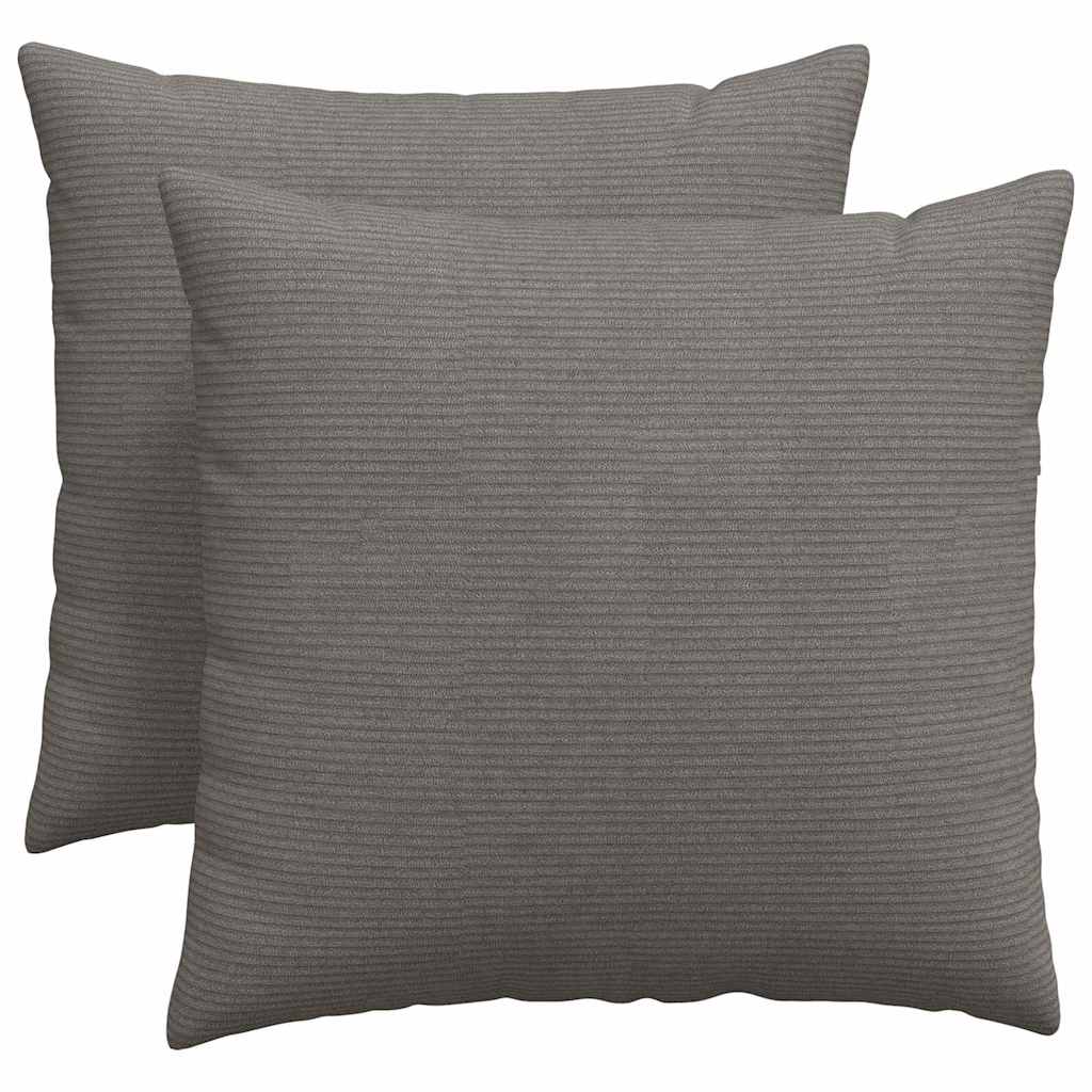 Sofa Pagalvės 2 pcs Šviesiai pilka 50 x 50 cm