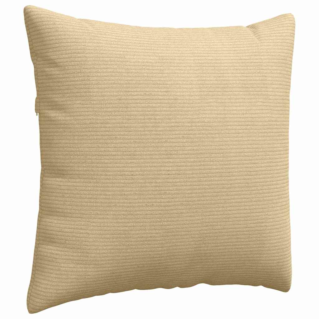 Sofa Pagalvės 2 pcs Pilkai žalia 50 x 50 cm Kordūrinis audinys