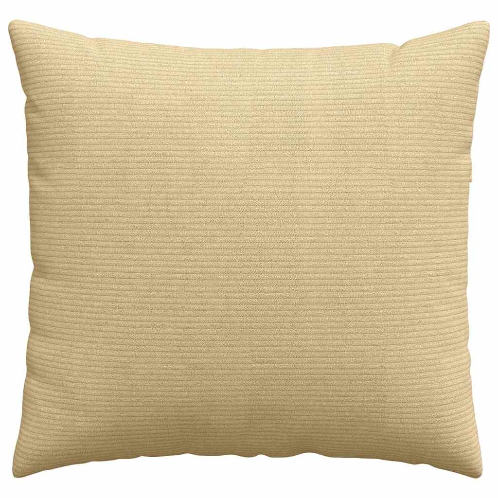 Sofa Pagalvės 2 pcs Pilkai žalia 50 x 50 cm Kordūrinis audinys