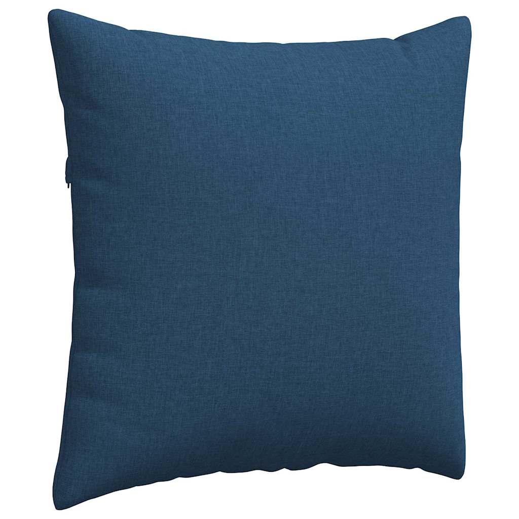 Sofa Pagalvės 2 pcs Mėlyna 60 x 60 cm audinys