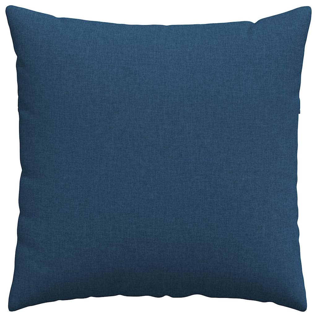 Sofa Pagalvės 2 pcs Mėlyna 60 x 60 cm audinys