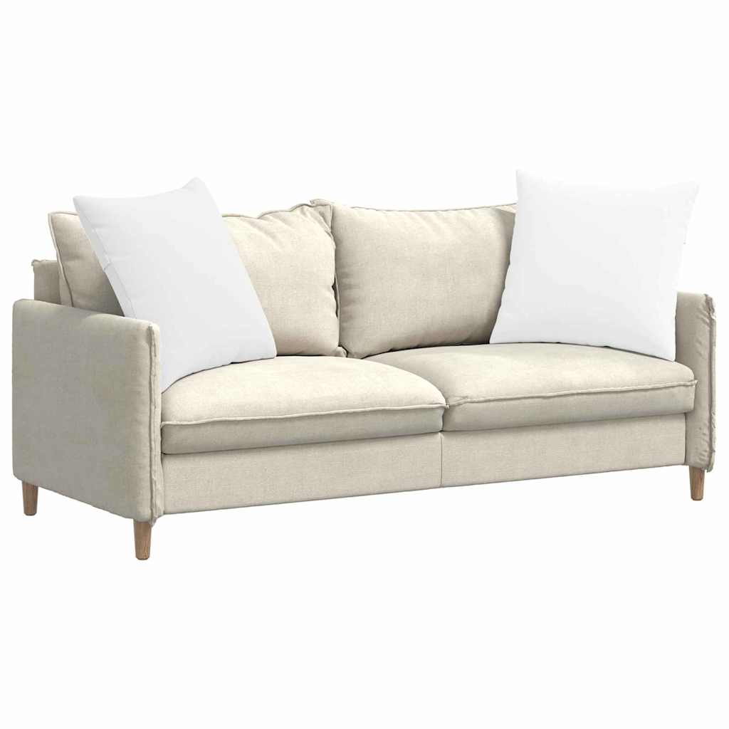 Sofa Pagalvės 2 pcs Balta 60 x 60 cm audinys