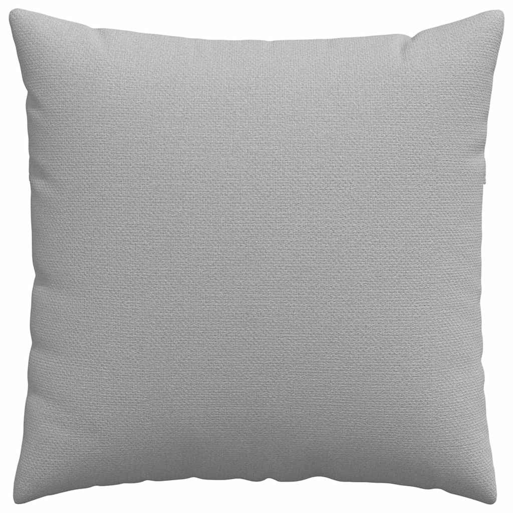 Dīvāna Spilveni 2 gab Pelēka 60 x 60 cm audums