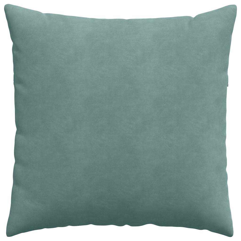 Sofa Pagalvės 2 pcs Jūrinė žalia 60 x 60 cm Kordūrinis audinys