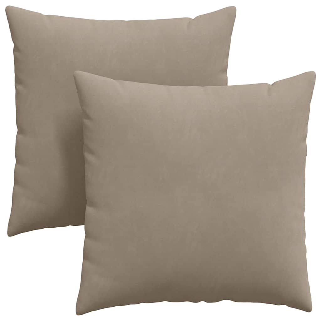 Sofa Pagalvės 2 pcs Taupe 60 x 60 cm audinys