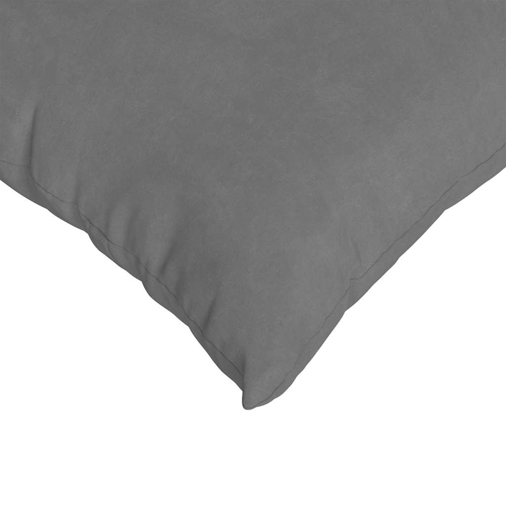 Sofa Pagalvės 2 pcs Tamsiai pilka 60 x 60 cm audinys