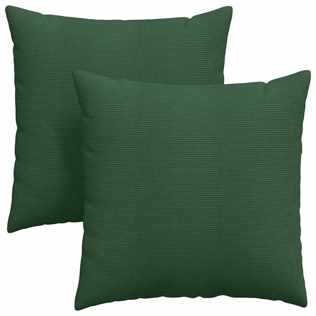 Sofa Cushions 2 pcs Dark green 60 x 60 cm Cordura fabric