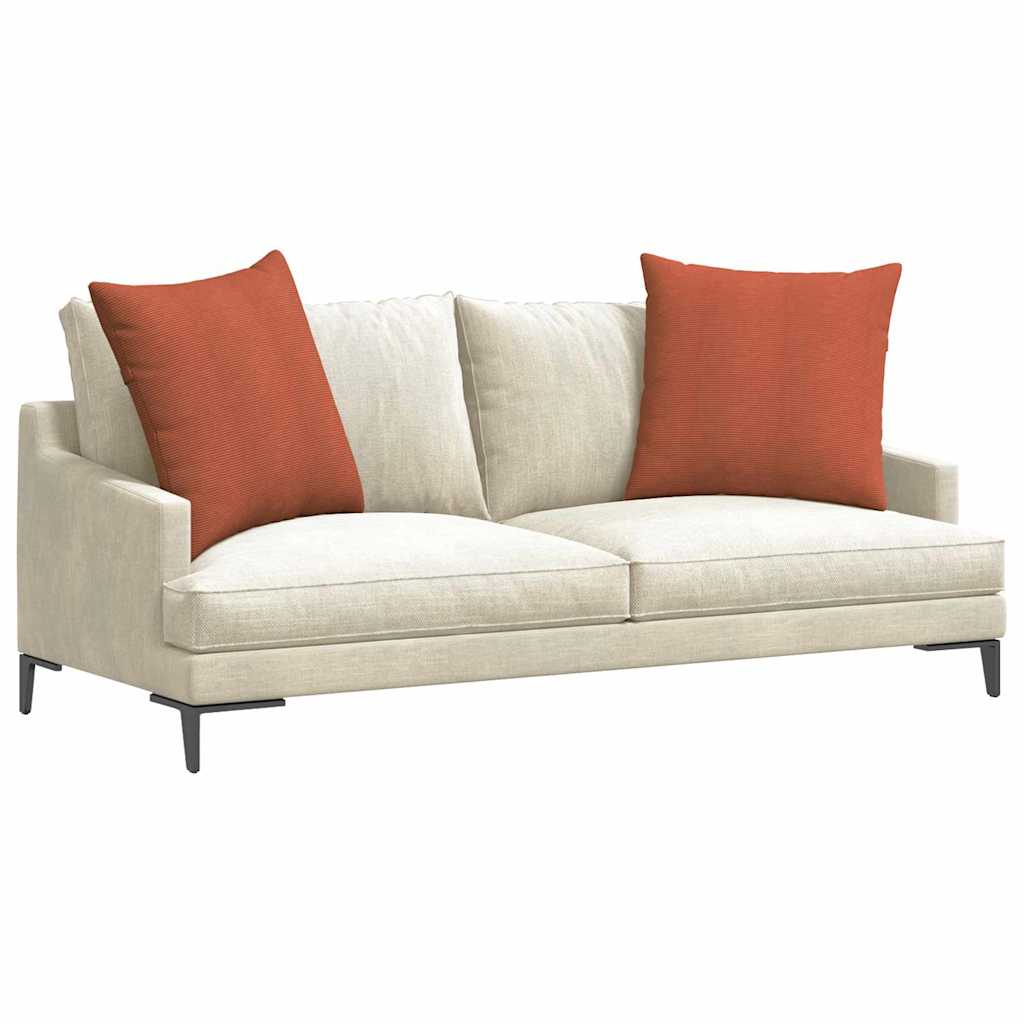 Sofa Pagalvės 2 pcs Raudona oranžinė 60 x 60 cm
