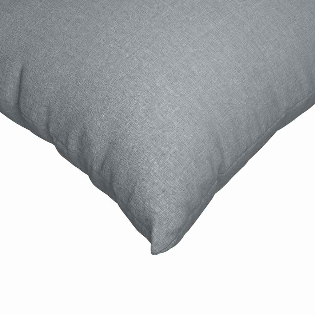 Sofa Pagalvės 2 pcs Šviesiai pilka 80 x 80 cm audinys