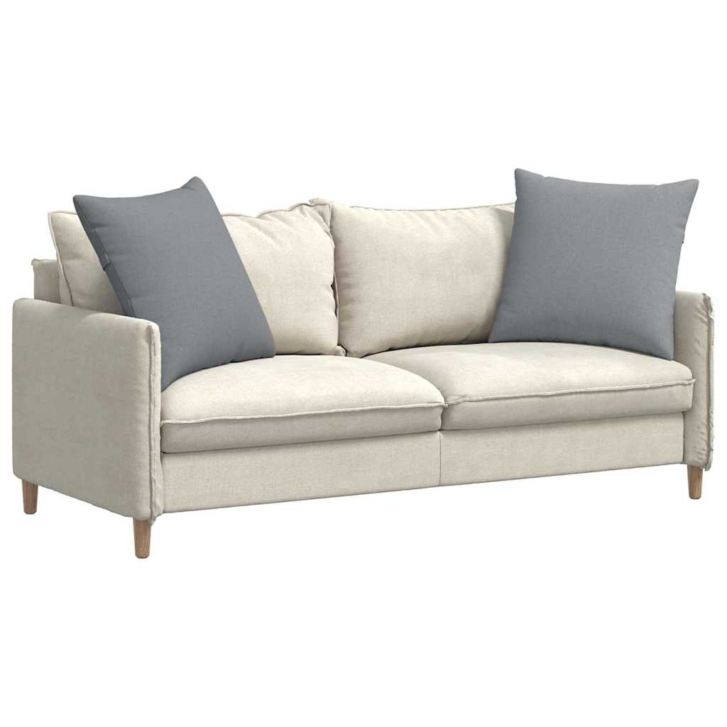 Sofa Pagalvės 2 pcs Šviesiai pilka 80 x 80 cm audinys