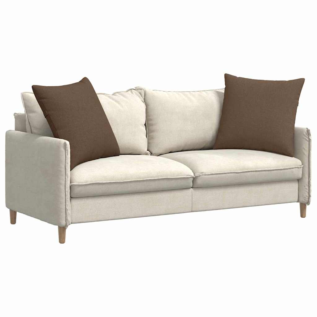 Sofa Pagalvės 2 pcs Ruda 80 x 80 cm audinys