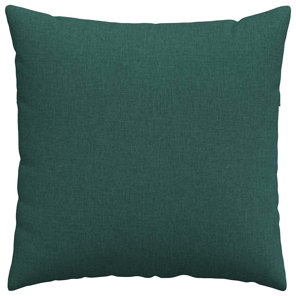 Sofa Pagalvės 2 pcs Tamsiai žalia 80 x 80 cm audinys