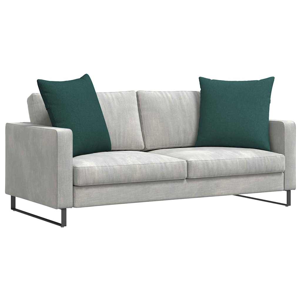 Sofa Pagalvės 2 pcs Tamsiai žalia 80 x 80 cm audinys