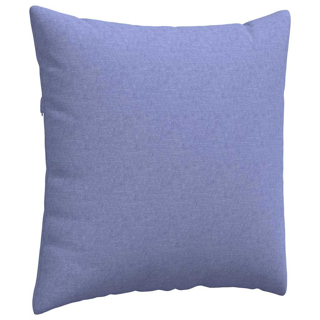 Sofa Cushions 2 pcs Blue 80 x 80 cm fabric