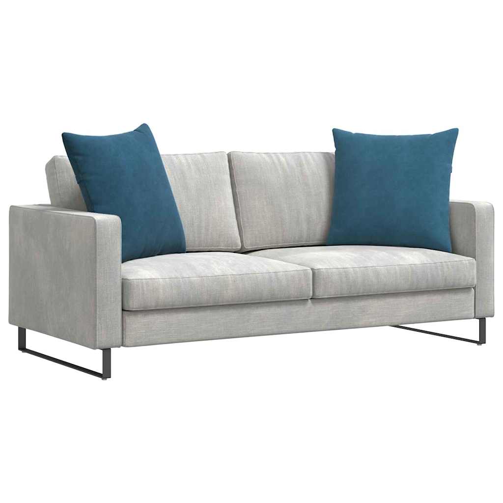 Sofa Pagalvės 2 pcs Mėlyna 80 x 80 cm Kordūrinis audinys