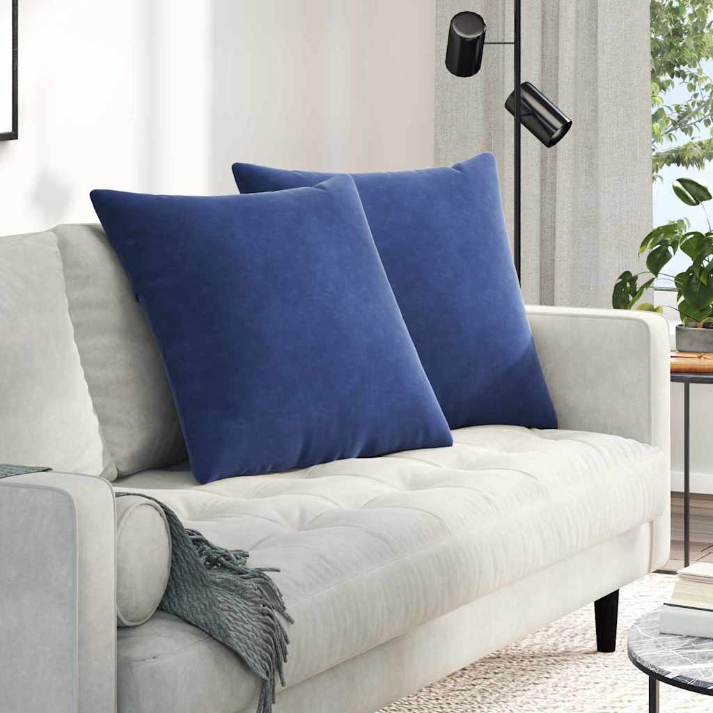 Sofa Pagalvės 2 pcs Policijos mėlyna 80 x 80 cm