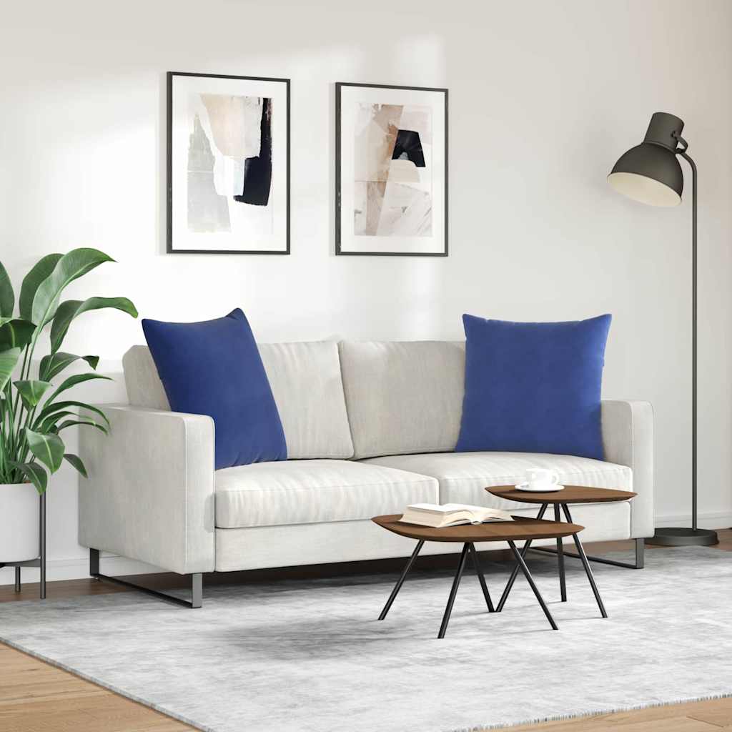 Sofa Pagalvės 2 pcs Policijos mėlyna 80 x 80 cm