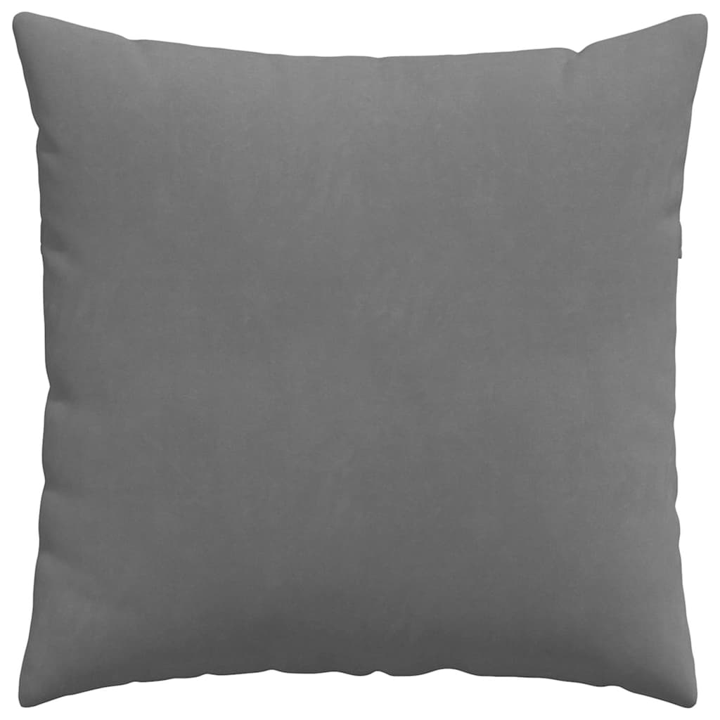 Sofa Pagalvės 2 pcs Tamsiai pilka 80 x 80 cm audinys