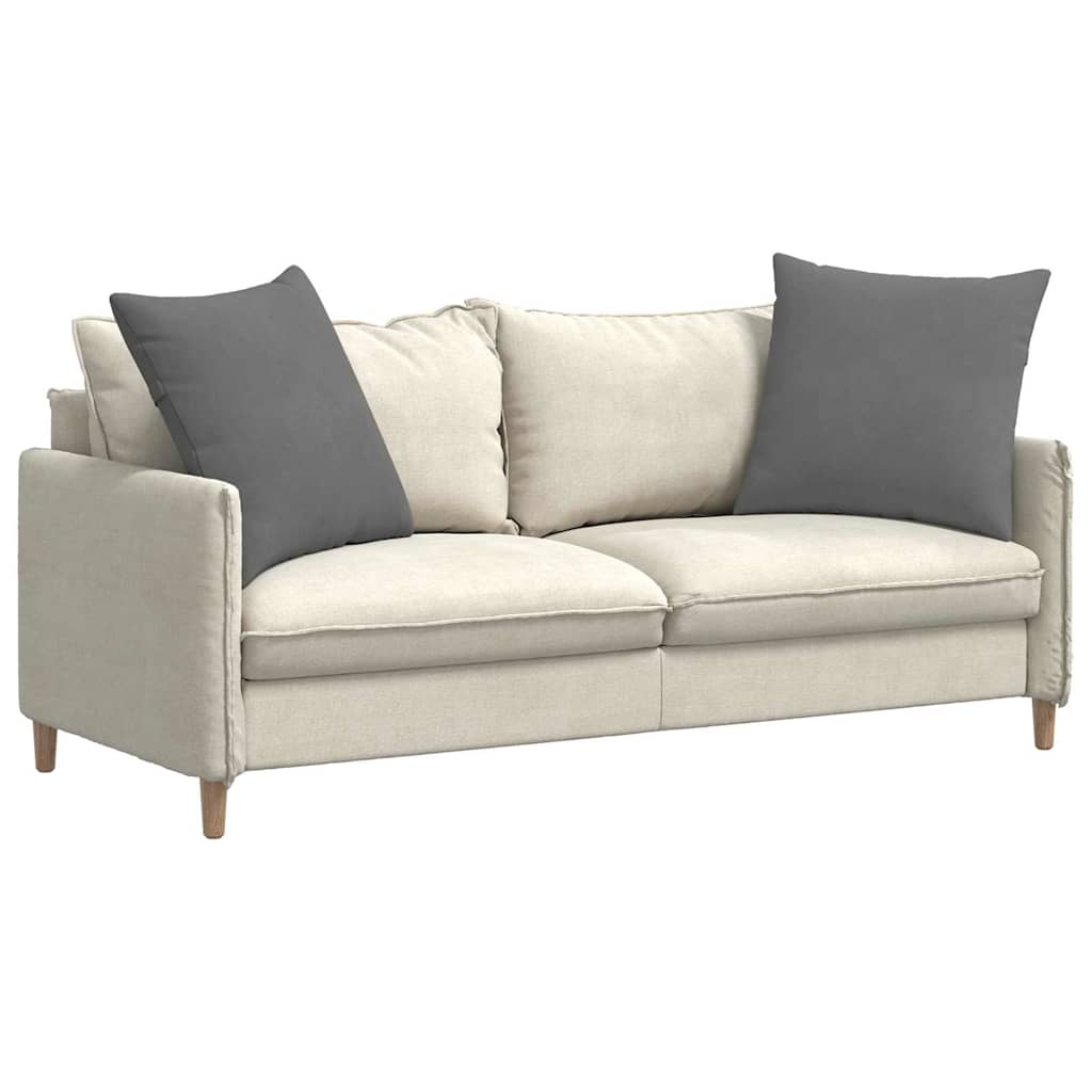 Sofa Pagalvės 2 pcs Tamsiai pilka 80 x 80 cm audinys