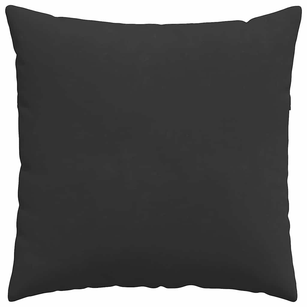 Sofa Pagalvės 2 pcs Juoda 80 x 80 cm audinys