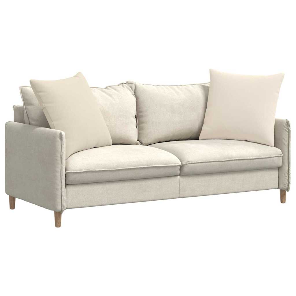 Sofa Pagalvės 2 pcs Smėlio 80 x 80 cm audinys