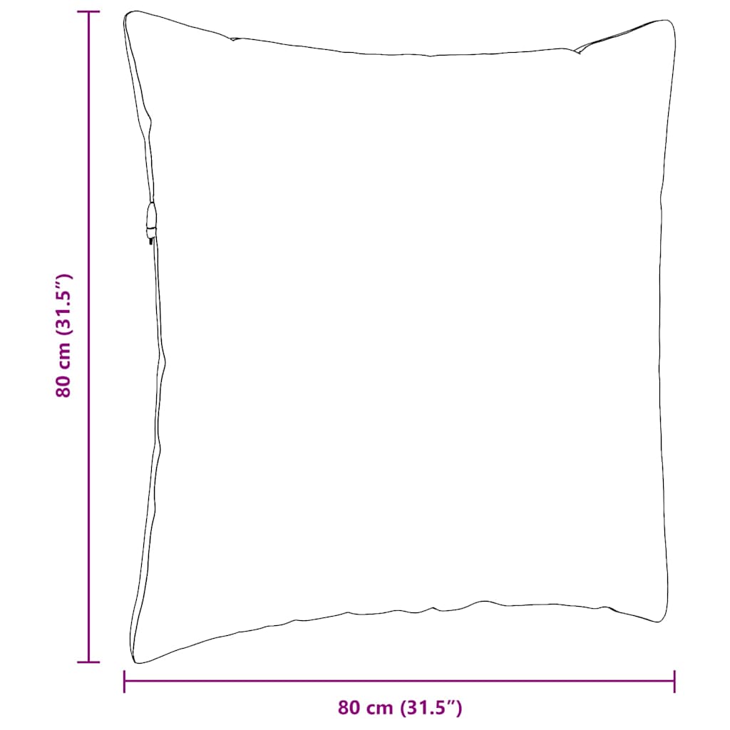 Dīvāna Spilveni 2 gab Zili 80 x 80 cm Kordura audums