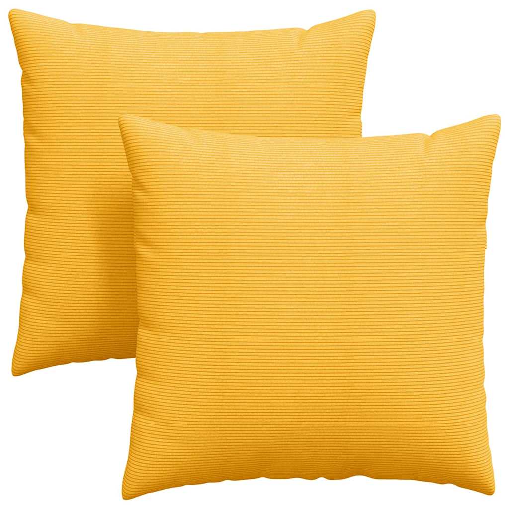 Sofa Pagalvės 2 pcs Šviesi geltona 80 x 80 cm