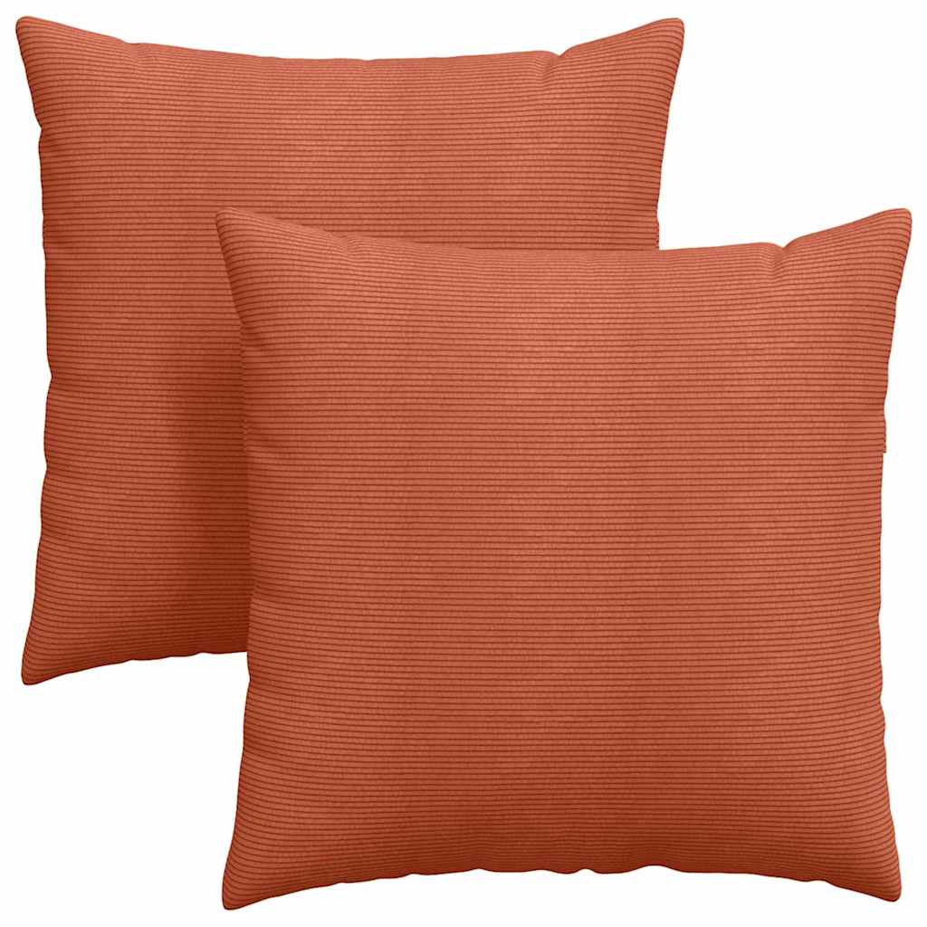 Sofa Pagalvės 2 pcs Raudona oranžinė 80 x 80 cm