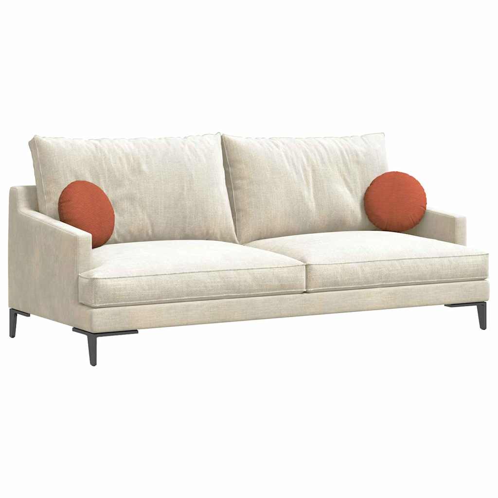 Sėdynių pagalvėlės 2 pcs Raudona oranžinė Ø 30 cm