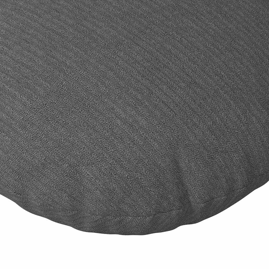 Seat cushions 2 pcs Dark grey Ø 40 cm