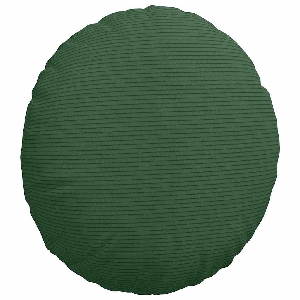 Sėdynių pagalvėlės 2 pcs Tamsiai žalia Ø 40 cm