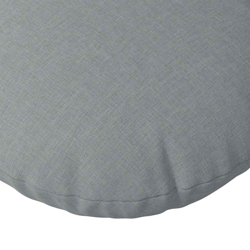 Sėdynių pagalvėlės 2 pcs Šviesiai pilka Ø50 x 19 cm audinys